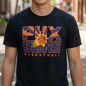Phoenix Suns Fanatics Basketball T Shirt Men's Large‎ Black Graphic Tee